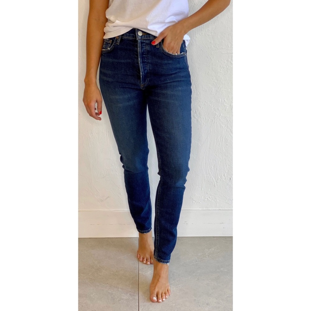 NWT Agolde Nico high rise slim fit jeans in Cabana Size 27